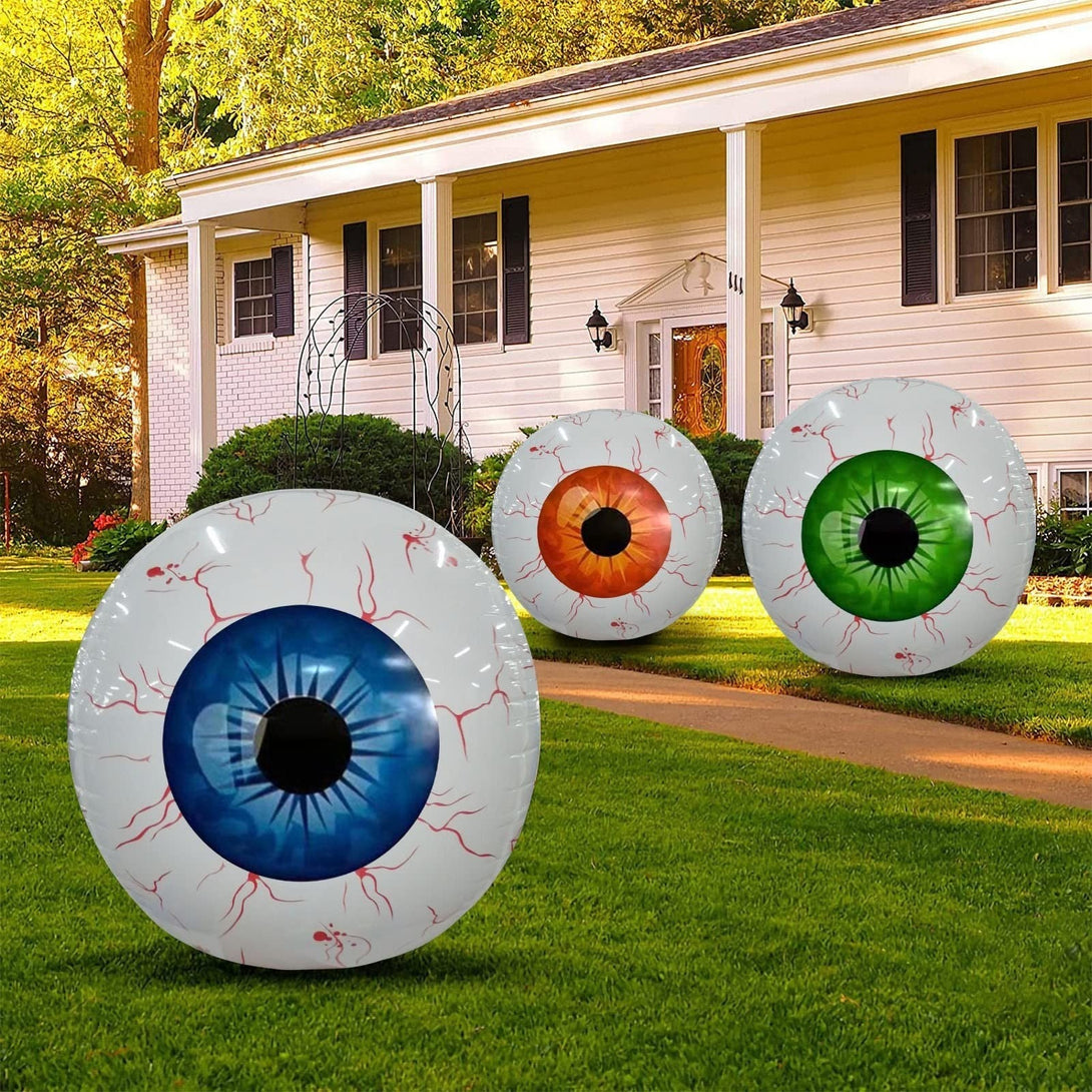 BLYNTRA Inflatable Eyeball Balloon – Instantly Creep Up Your Halloween Decor BLYNTRA