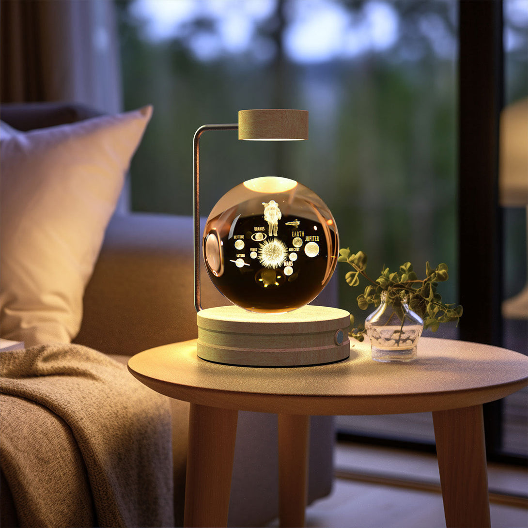 Dino Galaxy Night Light | Crystal Ball Lamp USB BLYNTRA