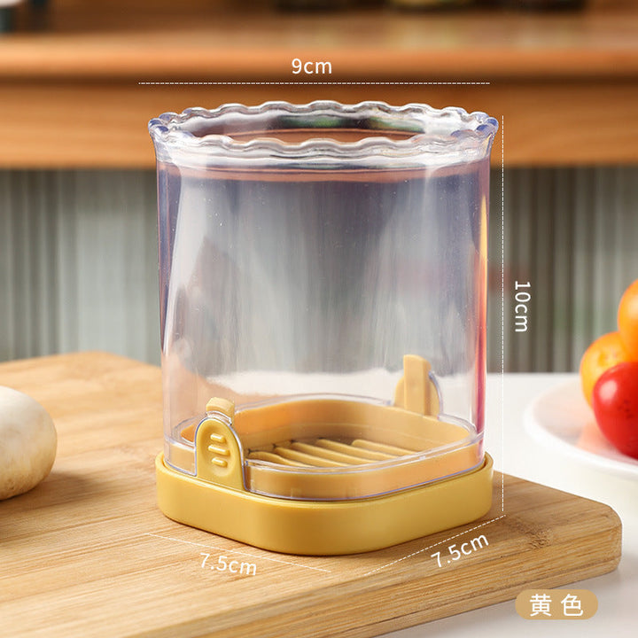 Stainless Steel Slice Cup Strawberry Banana Egg Kiwi Slicer Kitchen Gadgets Silicone Back Scrub Bath Brush