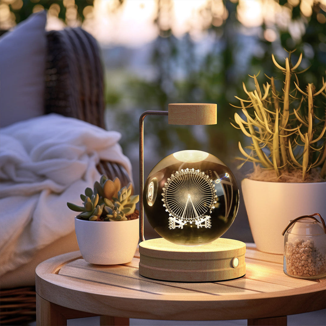 Dino Galaxy Night Light | Crystal Ball Lamp USB BLYNTRA