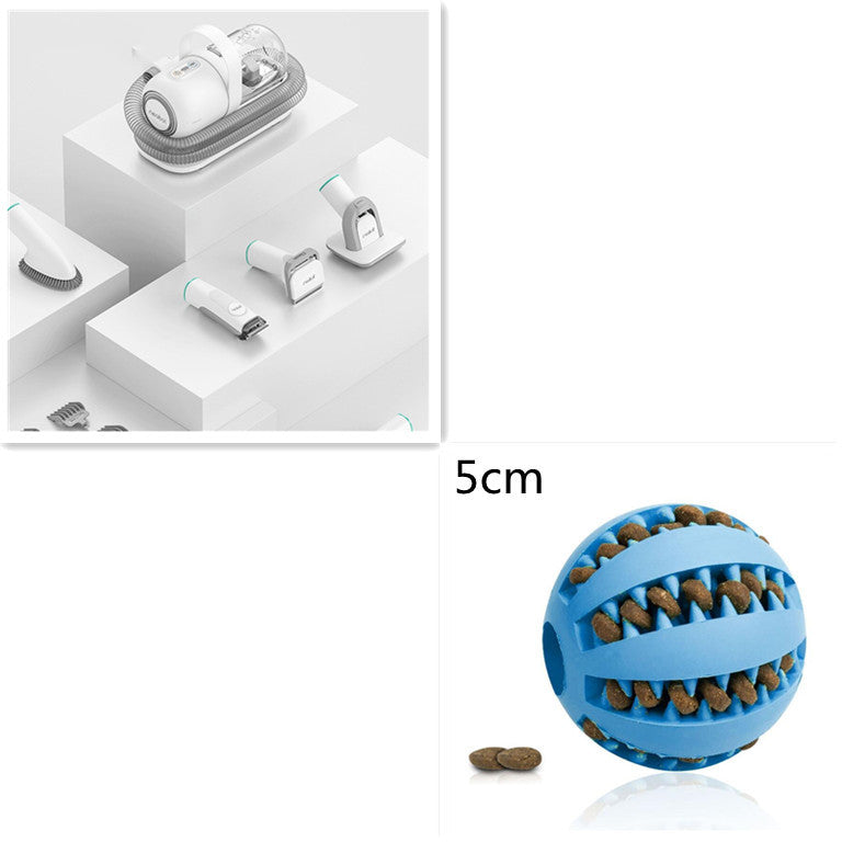 GroomMaster 2-in-1 Pet Grooming Comb & Shaver Silicone Back Scrub Bath Brush