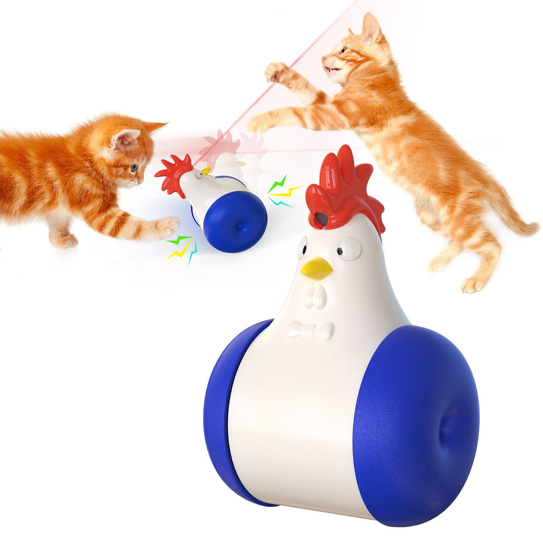 LaserTumble Sound & Light Cat Toy Silicone Back Scrub Bath Brush