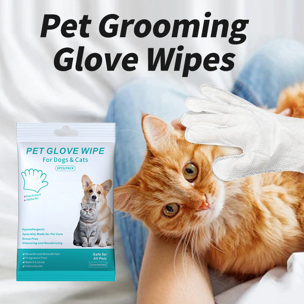 Pet Disposable Gloves Cat Dog Cleaning Dry Cleaning Gloves Pet Products Silicone Back Scrub Bath Brush