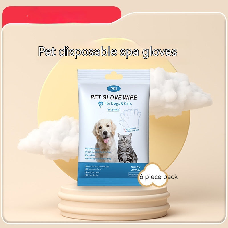 Disposable Pet Cleaning Gloves – Dry Grooming Mitts BLYNTRA