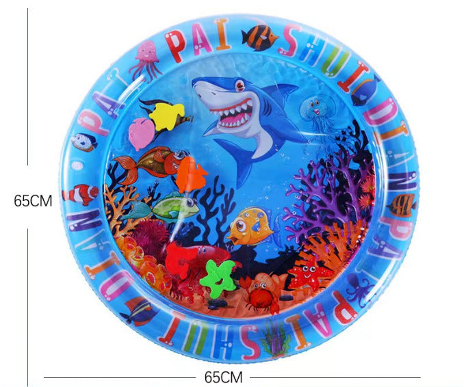 AquaChill Pet Water Cooling Bed Mat Silicone Back Scrub Bath Brush