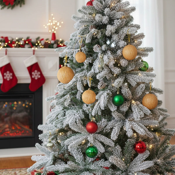 Elegant Glass Xmas Ball Set by BLYNTRA – Festive Hanging Ornaments BLYNTRA