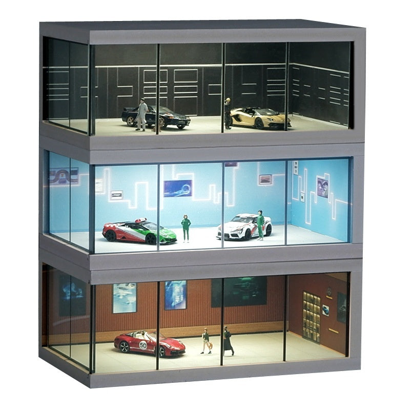 Simulation Alloy Car Model Exhibition Hall Model BLYNTRA