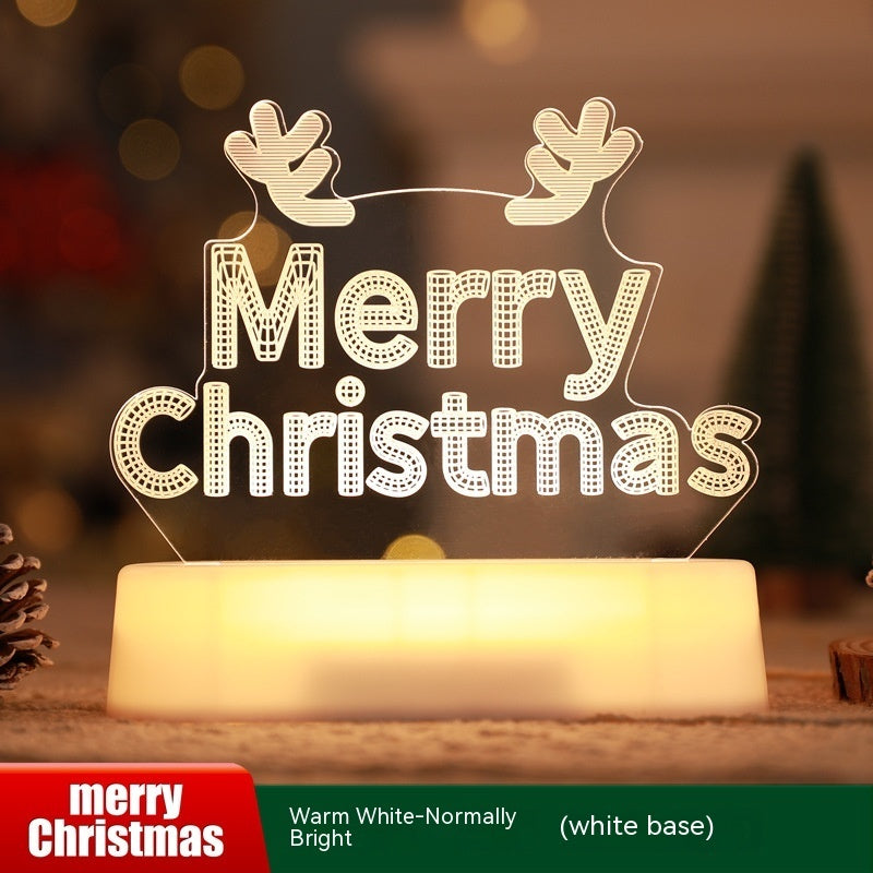 BLYNTRA 3D Acrylic Christmas LED Night Light – Holiday Gift Lamp BLYNTRA