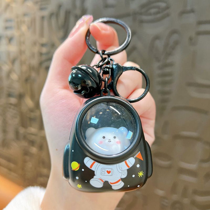 Cat Bear Schoolbag Small Night Lamp Keychain Pendant Silicone Back Scrub Bath Brush