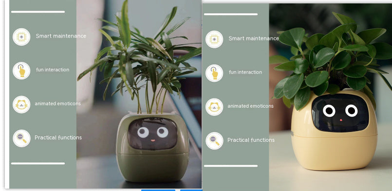 BLYNTRA Smart Planter Companion – Animated AI Plant Pot with Display BLYNTRA
