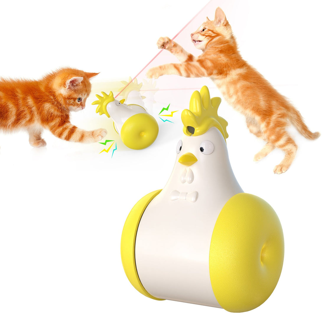 LaserTumble Sound & Light Cat Toy Silicone Back Scrub Bath Brush