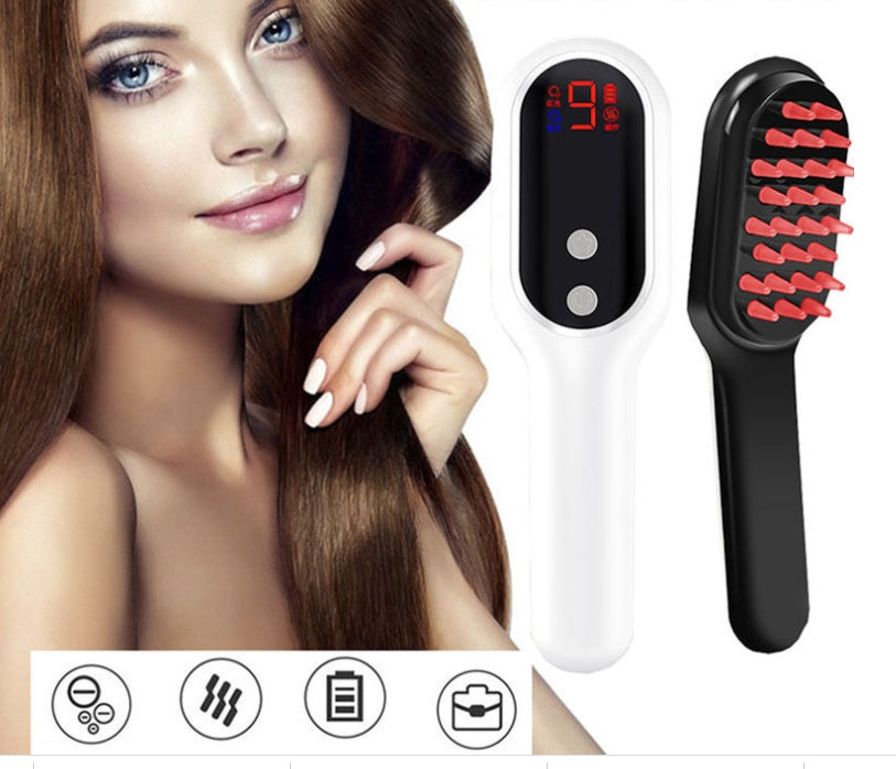 Wireless Head Massager Comb – Magnetic Therapy & LED Display by BLYNTRA BLYNTRA