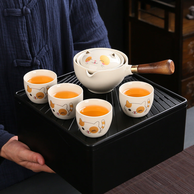 BLYNTRA Portable Travel Tea Set – Automatic Brewing BLYNTRA