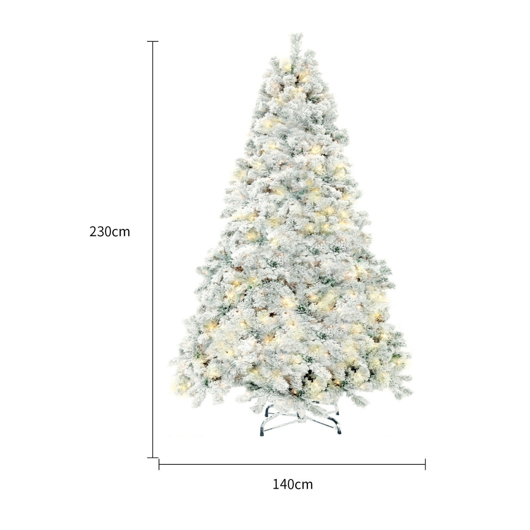 Christmas Tree PVC Snow-Covered Artificial Tree – BLYNTRA Holiday Décor BLYNTRA