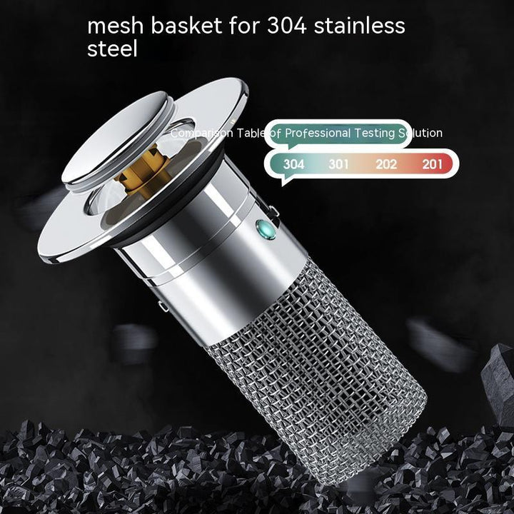 Wash Basin Bounce Core Drainer Push-type Wash Basin Leaking Plug Deodorant Anti-blocking New Filter Net SHOPPING HUB