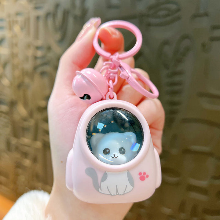 Cat Bear Schoolbag Small Night Lamp Keychain Pendant Silicone Back Scrub Bath Brush