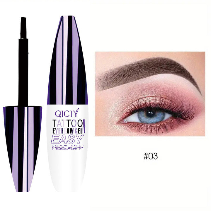 Tattoo Easy Peel Off Eyebrow Gel Cream Types Long-Lasting Smudge-Proof Sweat Resistant Waterproof Cosmetics Silicone Back Scrub Bath Brush