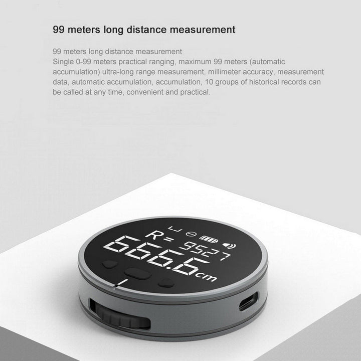 Distance Measuring Instrument Electronic Measuring Ruler Tape Measure High Definition Digital LCD High Precision Electronic Measuring Ruler Tool Silicone Back Scrub Bath Brush