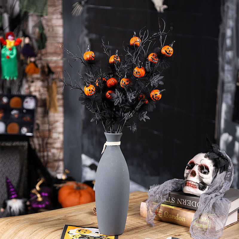 BLYNTRA Black Pumpkin Bouquet – Add Spooky Elegance to Halloween Decor BLYNTRA