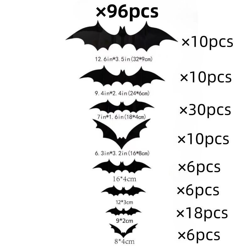 BLYNTRA 3D Bat Wall Stickers – Instantly Create Spooky Halloween Walls Silicone Back Scrub Bath Brush
