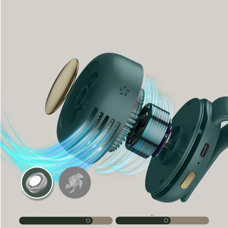 Mini Cyclone Fan – Compact, Powerful & USB Rechargeable Silicone Back Scrub Bath Brush