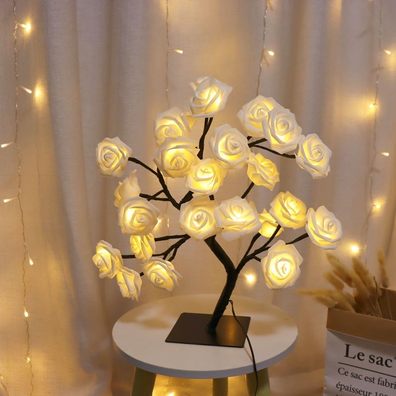 BLYNTRA™ LED Rose Tree Lamp – Romantic Ambient Night Light BLYNTRA