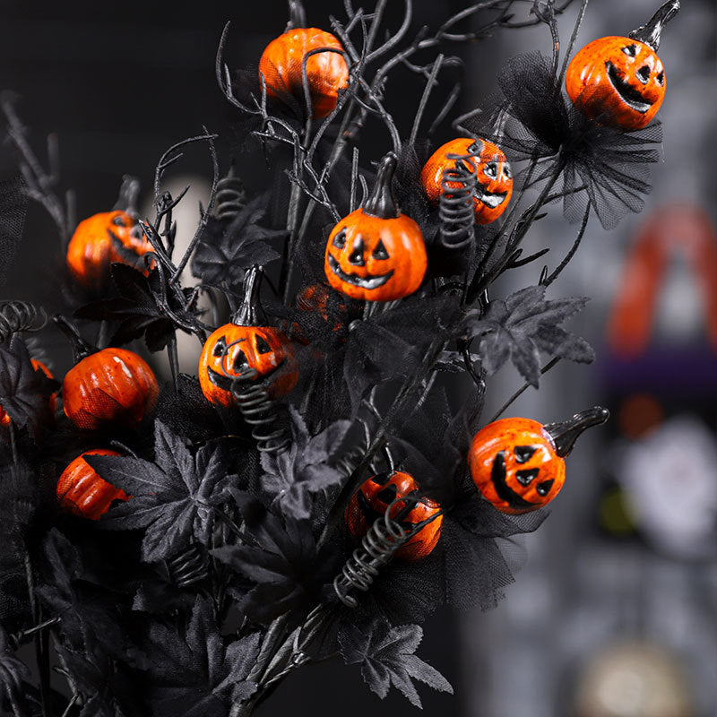 BLYNTRA Black Pumpkin Bouquet – Add Spooky Elegance to Halloween Decor BLYNTRA