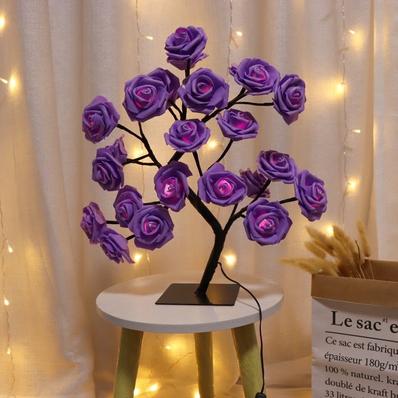 BLYNTRA™ LED Rose Tree Lamp – Romantic Ambient Night Light BLYNTRA
