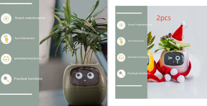BLYNTRA Smart Planter Companion – Animated AI Plant Pot with Display BLYNTRA