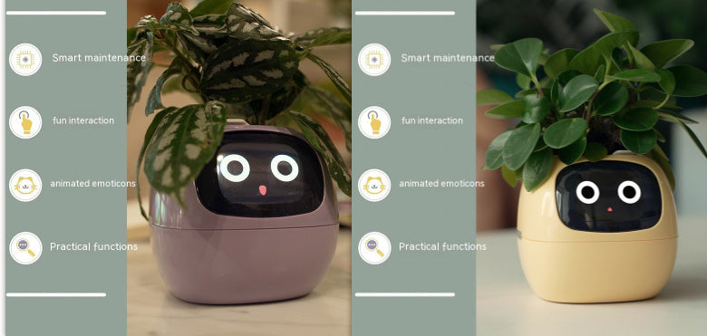 BLYNTRA Smart Planter Companion – Animated AI Plant Pot with Display BLYNTRA