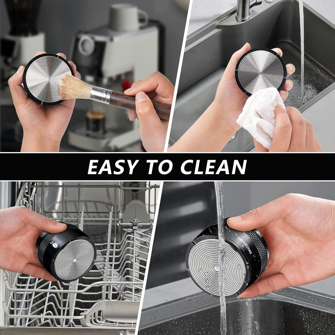 53mm Espresso Tamper | Adjustable Depth, Spring Loaded BLYNTRA