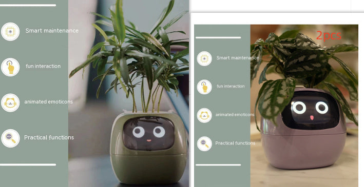 BLYNTRA Smart Planter Companion – Animated AI Plant Pot with Display BLYNTRA
