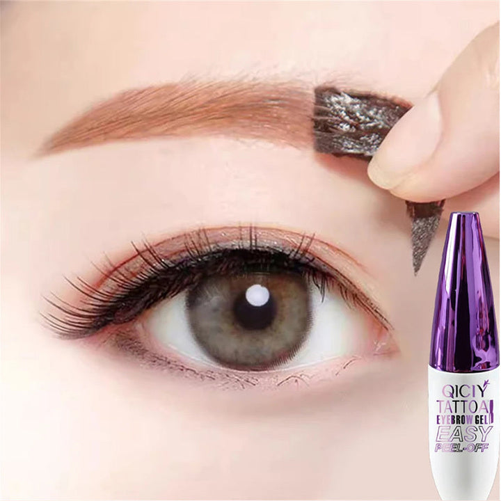 Tattoo Easy Peel Off Eyebrow Gel Cream Types Long-Lasting Smudge-Proof Sweat Resistant Waterproof Cosmetics Silicone Back Scrub Bath Brush