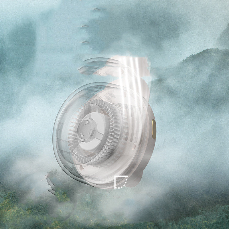 Mini Cyclone Fan – Compact, Powerful & USB Rechargeable Silicone Back Scrub Bath Brush