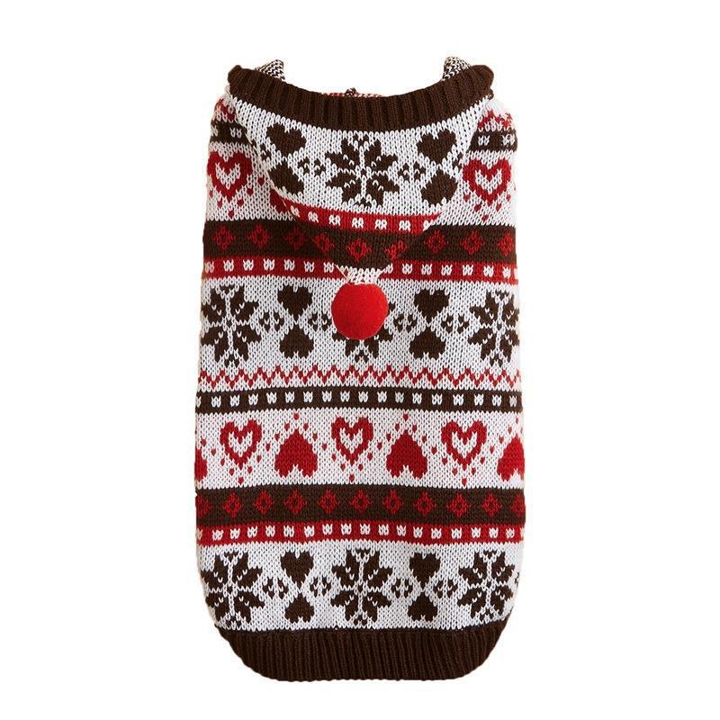 Snowflake Knit Dog Sweater | Warm & Stylish BLYNTRA