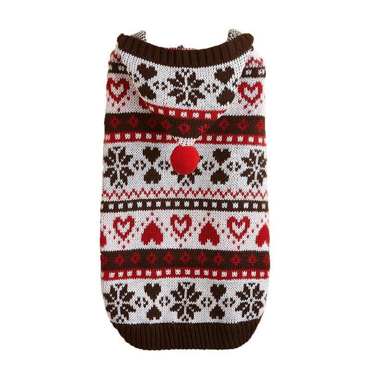 Snowflake Knit Dog Sweater | Warm & Stylish BLYNTRA