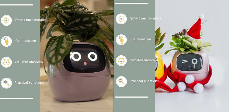 BLYNTRA Smart Planter Companion – Animated AI Plant Pot with Display BLYNTRA
