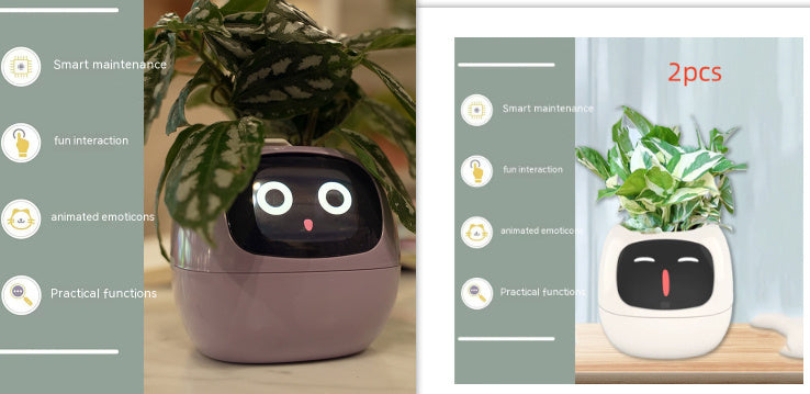 BLYNTRA Smart Planter Companion – Animated AI Plant Pot with Display BLYNTRA