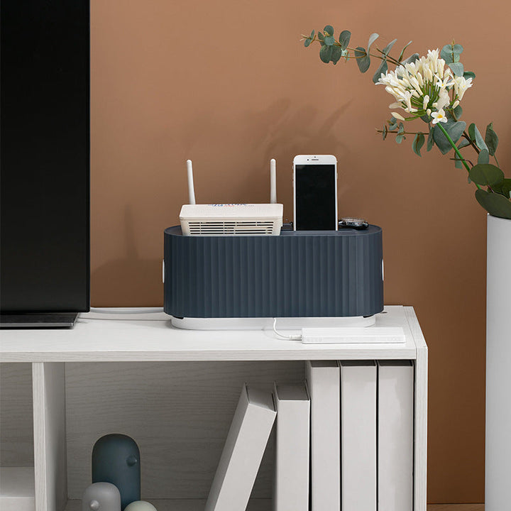 Power Strip Wire Case Cable Storage Box Anti Dust Charger Socket Organizer Network Line Storage Bin Charger Wire Management Silicone Back Scrub Bath Brush