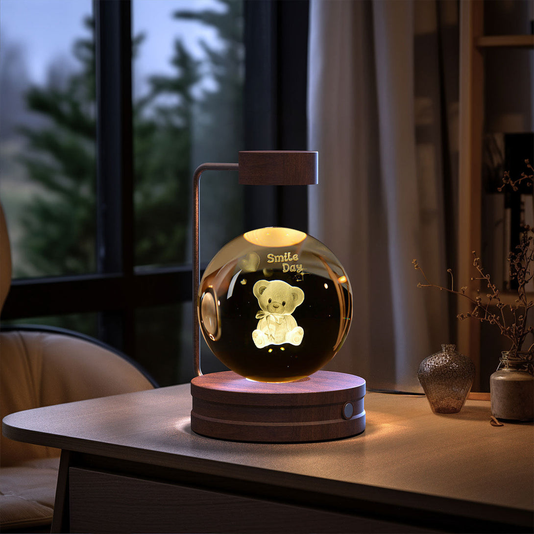 Dino Galaxy Night Light | Crystal Ball Lamp USB BLYNTRA
