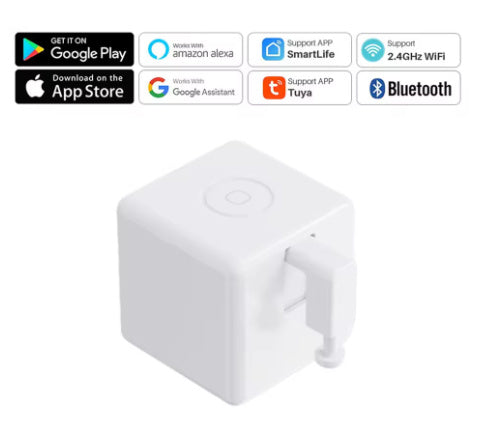 Graffiti Smart Home Bluetooth Zigbee Finger Robot Silicone Back Scrub Bath Brush