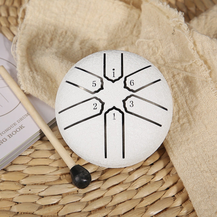 Hollow Drum Steel Tongue Drum Air Force Drum Corps Worry-free Drum Percussion Portable Musical Instrument Silicone Back Scrub Bath Brush