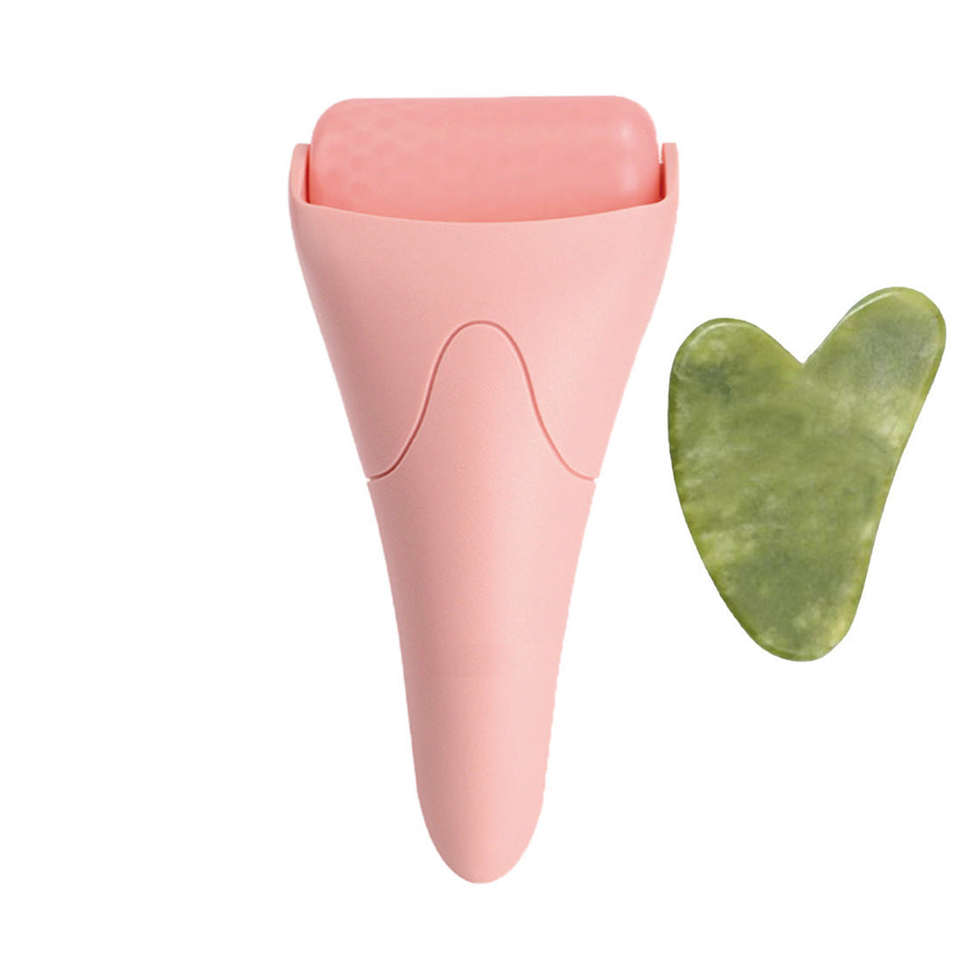 GlaciGlow Ice Roller – De-Puff, Soothe & Refresh Skin Silicone Back Scrub Bath Brush