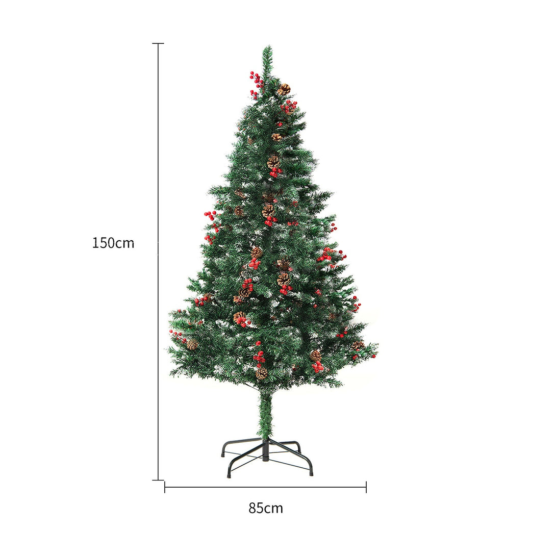 Christmas Tree PVC Snow-Covered Artificial Tree – BLYNTRA Holiday Décor BLYNTRA