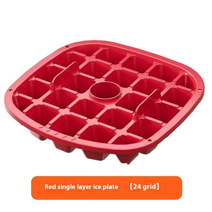 IcePress Max 48-Cube Ice Tray & Bucket Silicone Back Scrub Bath Brush