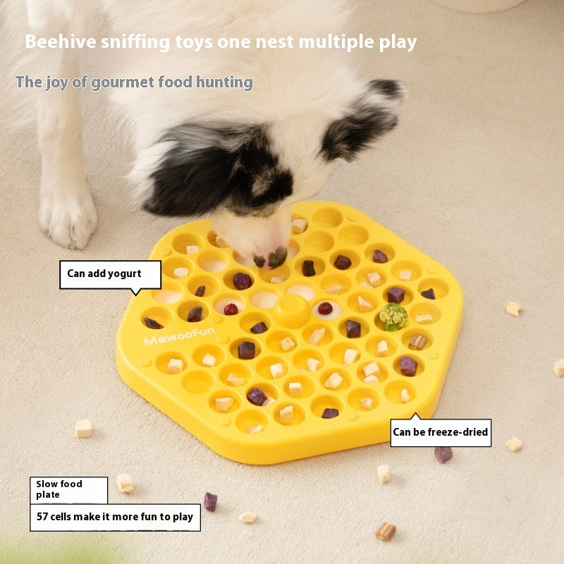 PawMaze Interactive Slow Feeder Toy for Dogs Silicone Back Scrub Bath Brush
