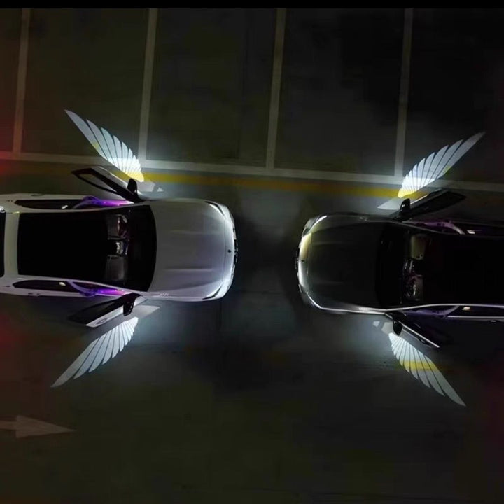 Car Rearview Mirror Courtesy Lamp Angel Wings Silicone Back Scrub Bath Brush