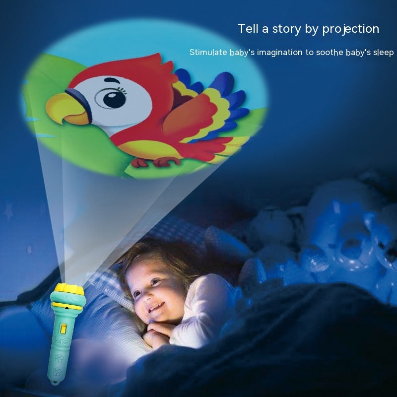Cartoon Projection Flashlight Children's Educational Toys BLYNTRA