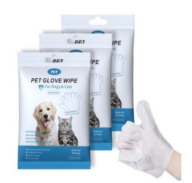 Disposable Pet Cleaning Gloves – Dry Grooming Mitts BLYNTRA