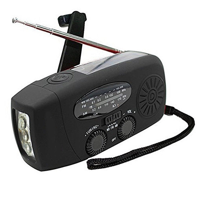 Solar Hand Crank Radio Flashlight | Emergency Ready BLYNTRA